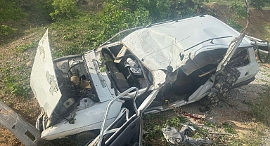 Otomobil takla attı: 1'i ağır 3 yaralı