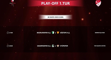 Play-off programı belli oldu