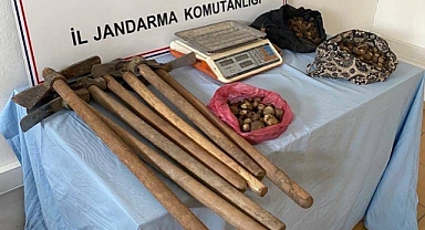 Salep soğanı toplayan 4 kişi yakalandı