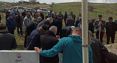 Erzurum'da Şehit babasına son görev
