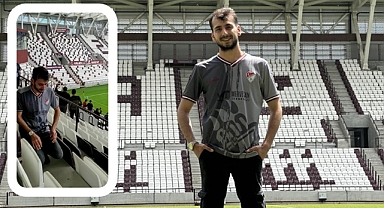 Taraftarlar yeni stadyuma şükür secdesiyle girdi