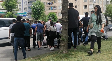 Yaşlı kadına araba çarptı!