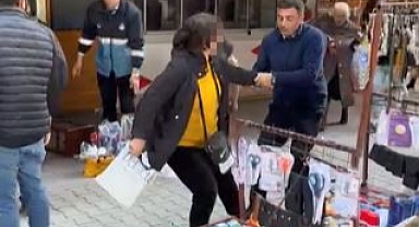 Zabıtayı görünce nereye kaçacaklarını şaşırdılar   