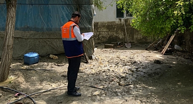 36 yapıda hasar tespiti yapıldı   