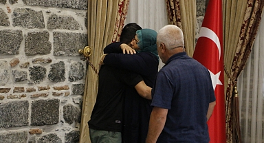 42. aile dağdan dönen evladına kavuştu