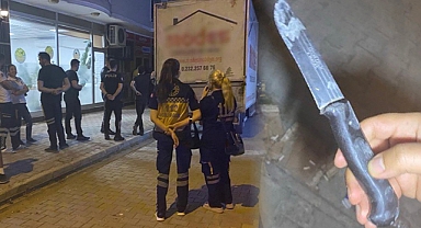 Alkollü kadın elinde bıçakla dehşeti yaşattı!