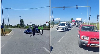 Aracında bomba olduğunu söyledi, ortalığı birbirine kattı
