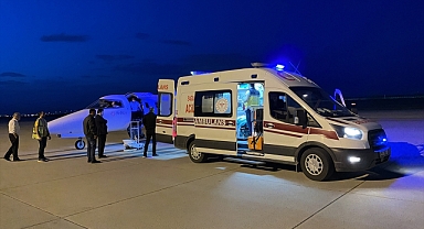 Başına kurşun isabet eden genç, ambulans uçakla Ankara'ya gönderildi