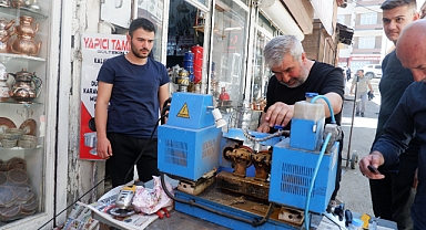 Bıçak bileyicilerde bayram yoğunluğu
