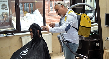 Bu da vakumlu kuaför   