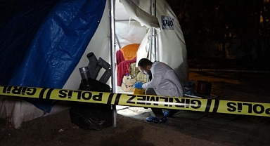 Çadırı mezarı oldu!