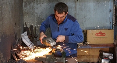 Demircilerde Kurban Bayramı mesaisi