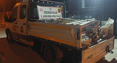 Devlet malını çalıp hurdacıya satarken yakalandılar!