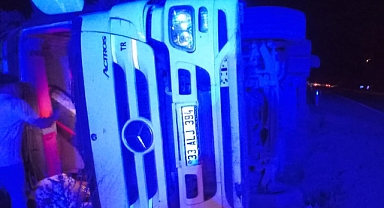 Direksiyon hakimiyetini kaybedince şarampole devrildi