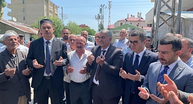 Doğalgaz için ilk kazma vuruldu