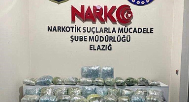 Emniyetten operasyon! 35 kilogram kubar esrar ele geçirildi