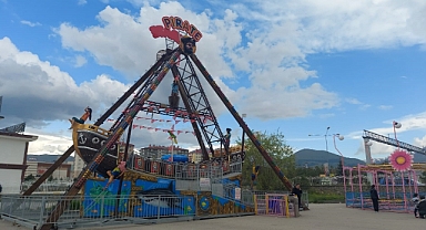 Erzurum'da gondol kazası! Canını zor kurtardı!