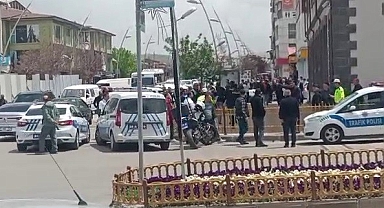 Erzurum'da korku dolu anlar, birbirlerine girdiler!