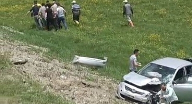 Tortum yolunda trafik kazası: 1 yaralı