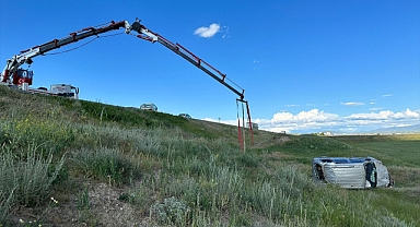 Erzurum'da trafik kazası: 6'sı çocuk 9 kişi yaralandı