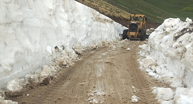 Haziran ayında karla mücadele