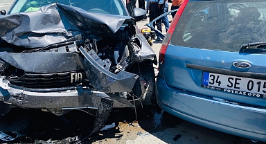 İki otomobil birbirine girdi! Yaralılar yaşam mücadelesi veriyor