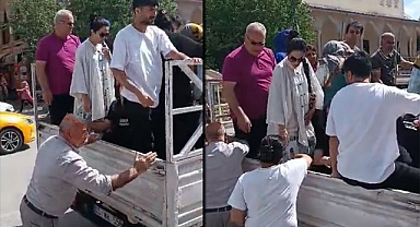 İranlı turistleri kurbanlık gibi taşıdılar
