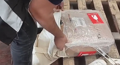 Kargo paketinden 80 litre sahte alkol çıktı