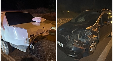 Kavşakta birbirlerine girdiler