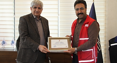 Kızılay’dan ARAS Elektrik’e teşekkür belgesi