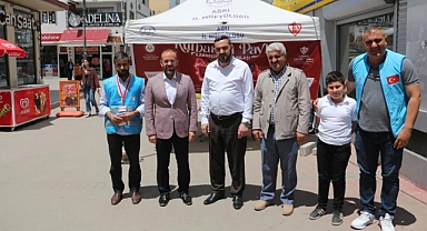 Kurban bağış standı kuruldu