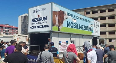 Mobil kurban kesim yerleri rağbet gördü