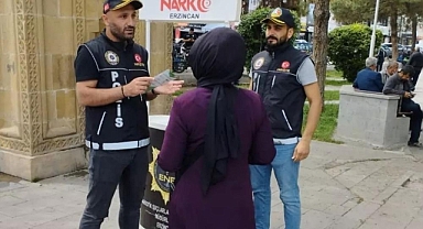 Narkotik ekipleri vatandaşları bilgilendiriyor!