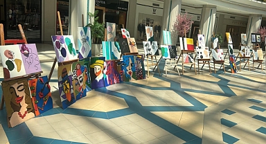 Öğrencilerden yıl sonu sergisi