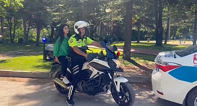 Öğrencilerin yardımına polis ekipleri koştu