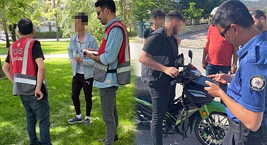 Okul önlerinde polis denetimi