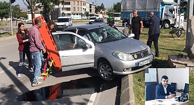 Otomobilin çarptığı bisiklet sürücüsü hayatını kaybetti   
