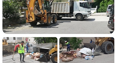 Palandökende bayram mesaisi