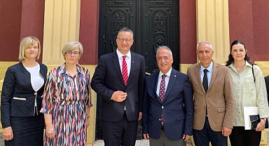 Rektör Çomaklı'dan Balkan Üniversitelerine ziyaret