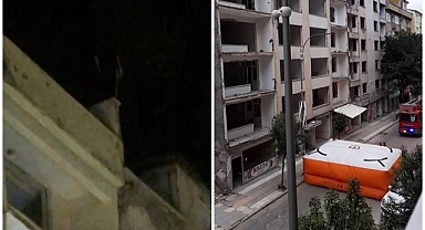 Saatler süren ikna çalışmaları ile indiği çatıya sabah tekrar çıktı  