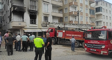 Tadilat esnasında yangın çıktı, yürekler ağza geldi