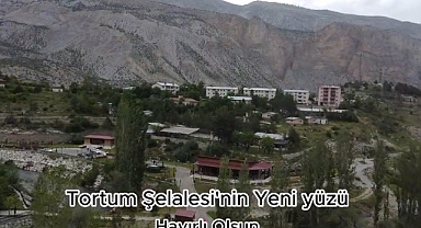 Tortum Şelalesi, misafirlerini cezbediyor