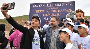 Yakutiye'de fidanlar toprakla buluştu