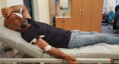 22 yıldır aralıksız kan bağışında bulunuyor
