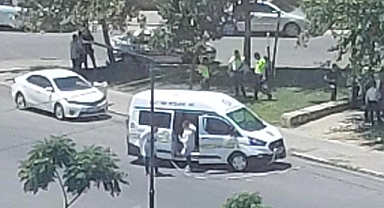 Adliye önünde silahlar konuştu! Husumetli iki kişi birbirine girdi