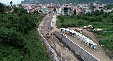 Artvin’de taşkın koruma çalışmaları