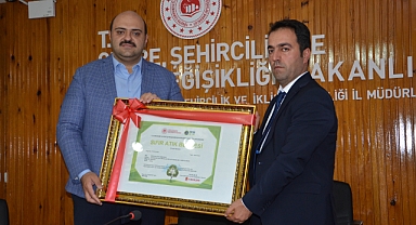 Aziziye'ye 'sıfır atık' belgesi