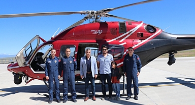 Bayram trafiğine havadan takip   