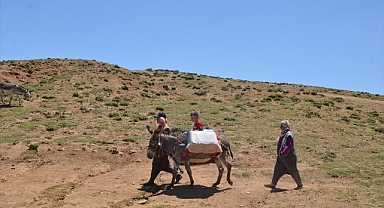 Berivanların, ATV ve atlarla zorlu yolculuğu