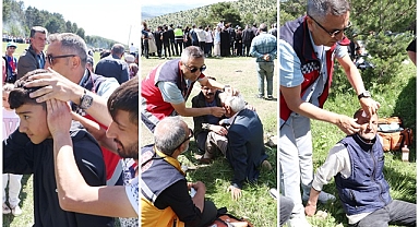 Cirit sopası isabet eden izleyiciler yaralandı